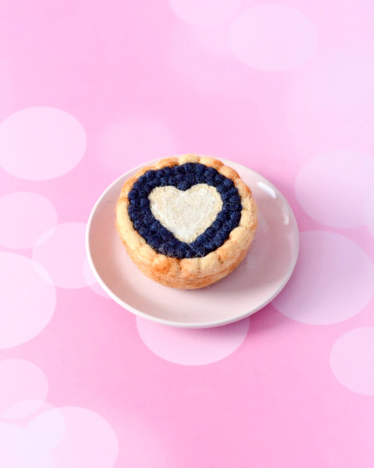 Tara Treasures - Felt Blueberry Tart