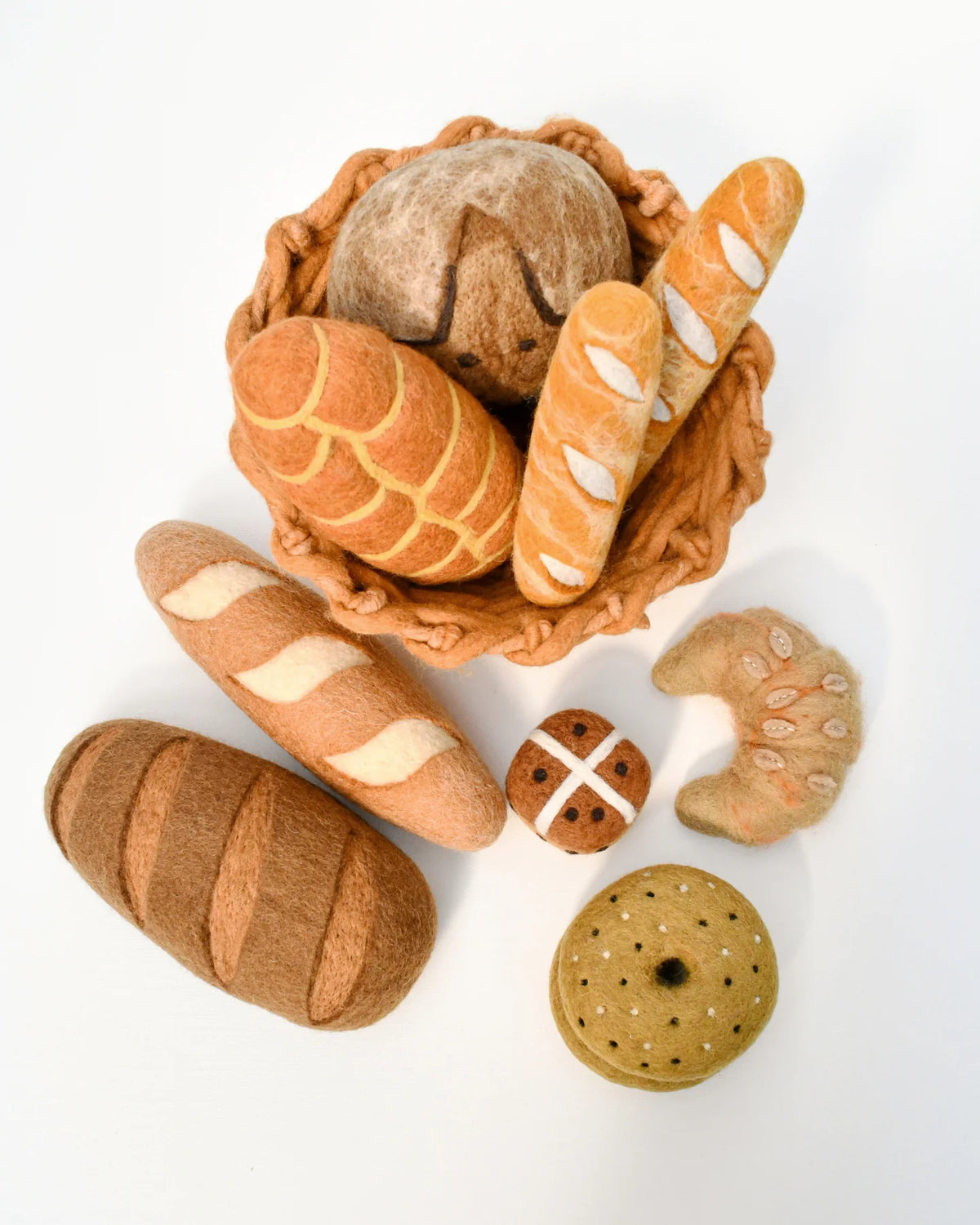 Tara Treasures - Felt Braided Bread