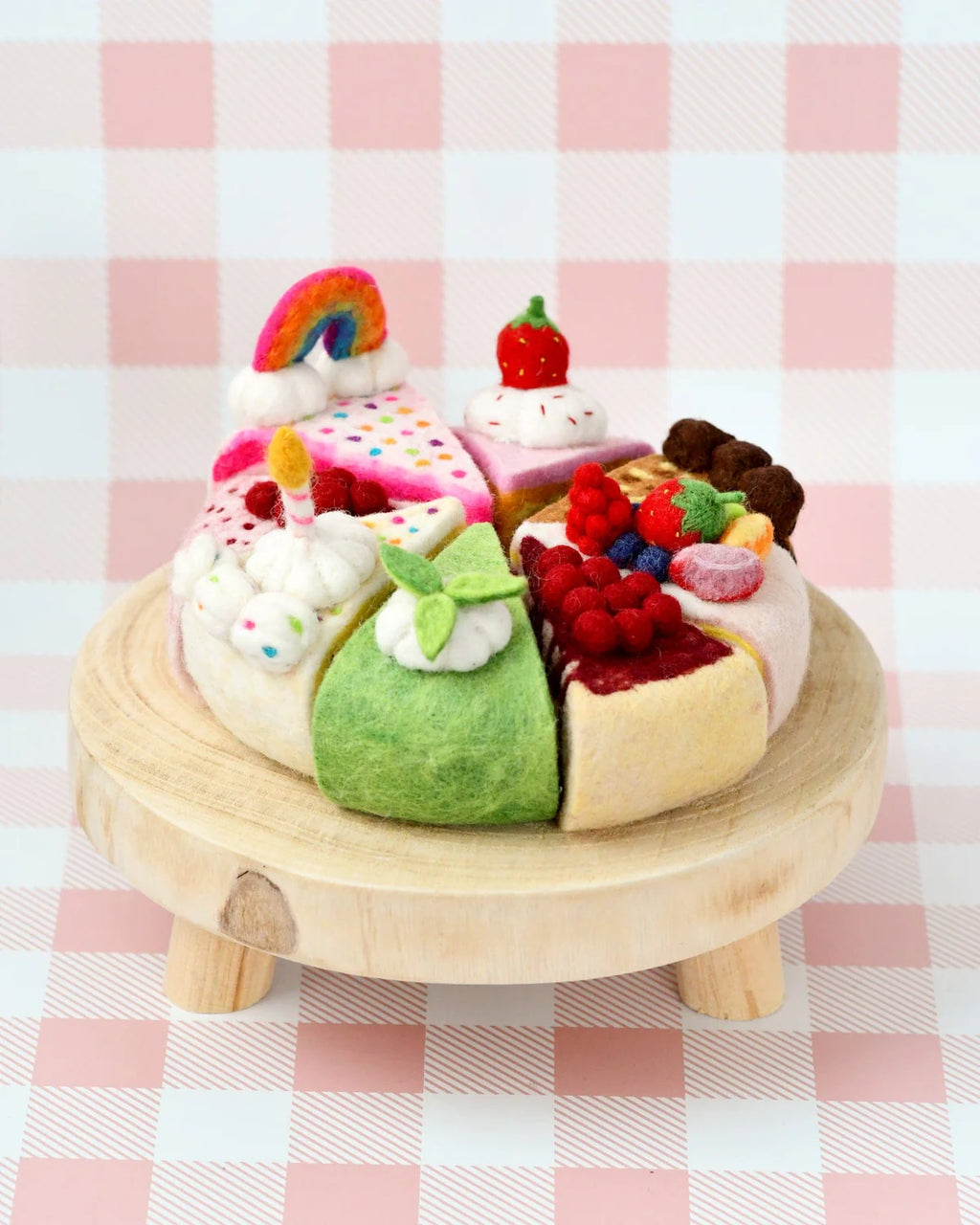Tara Treasures - Felt Confetti Cake Slice