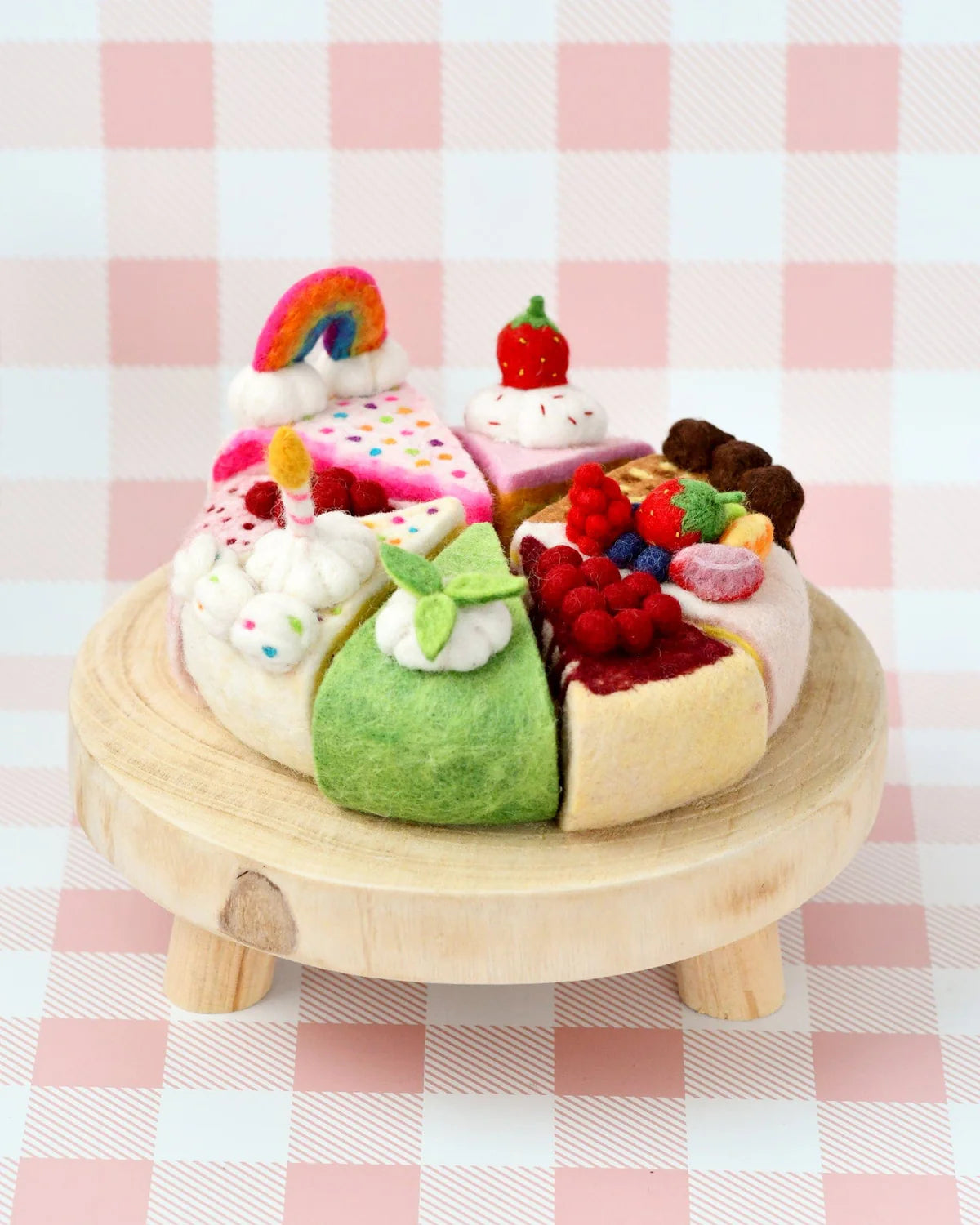 Tara Treasures - Felt Confetti Cake Slice