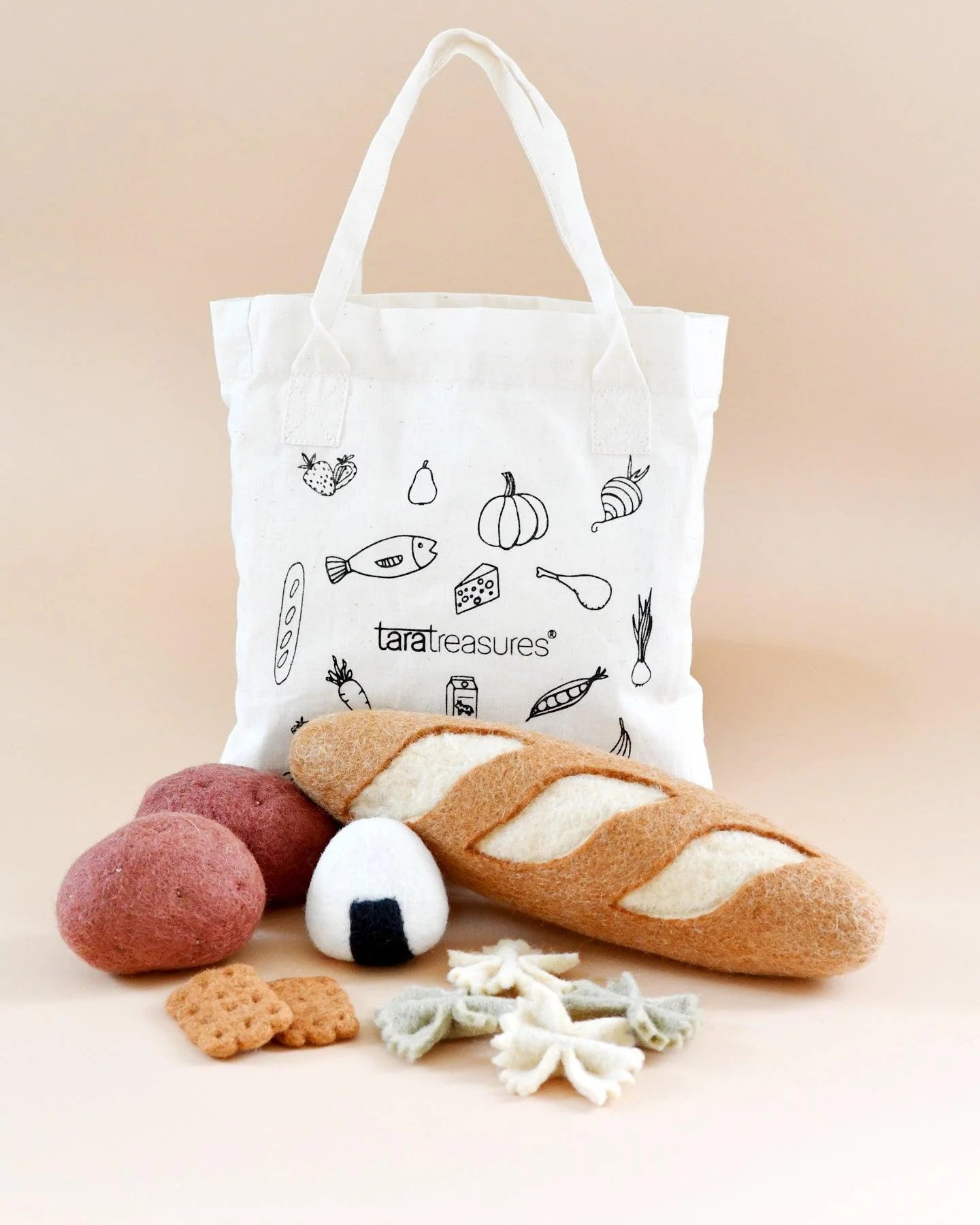 Tara Treasures - Felt Food Groups Play Food - Carbohydrates
