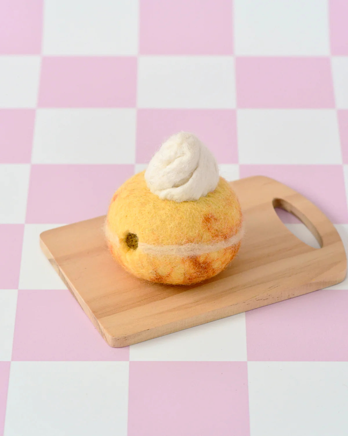 Tara Treasures - Felt Salted Caramel Donut with Cream Topping