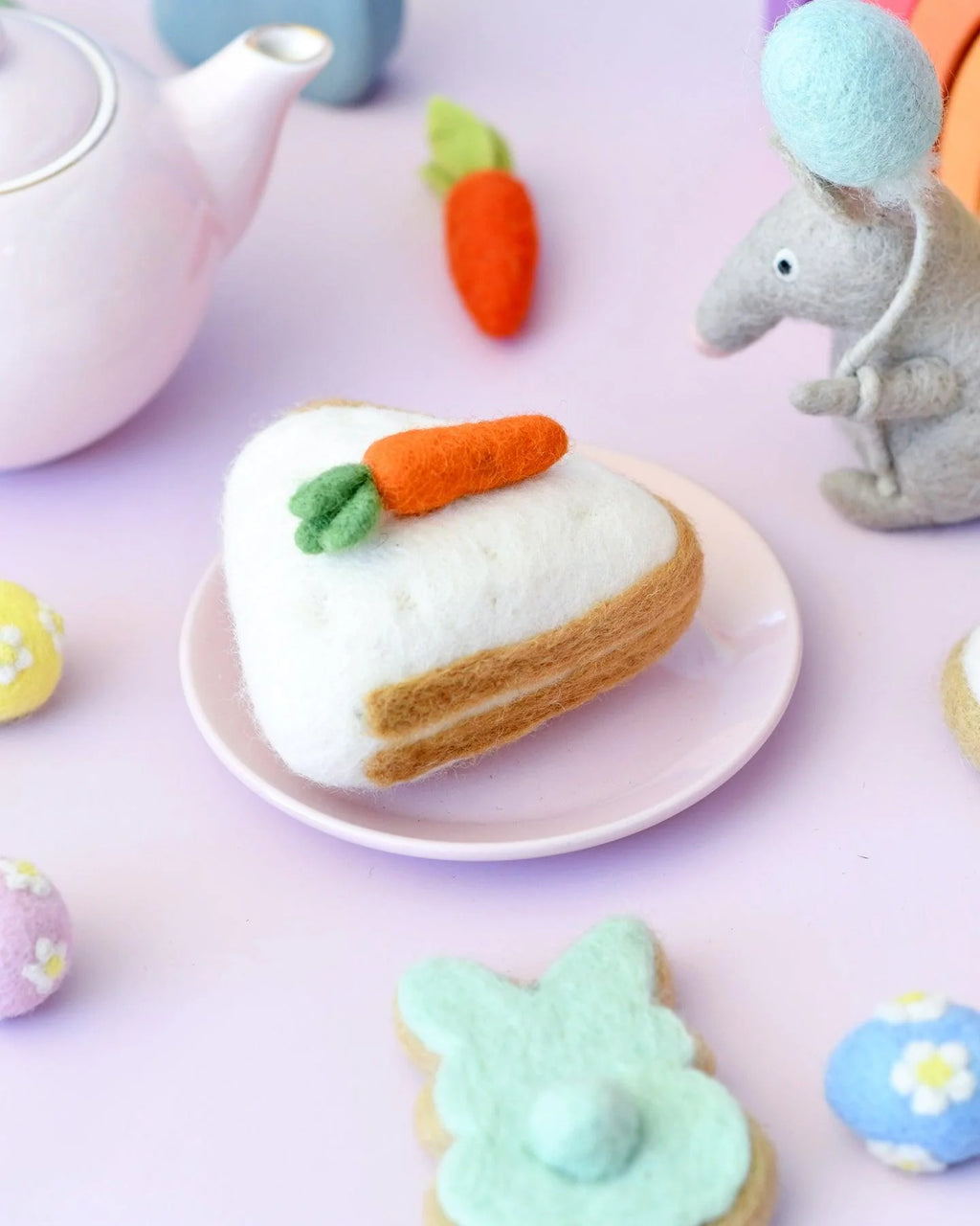 Tara Treasures - Felt Carrot Cake