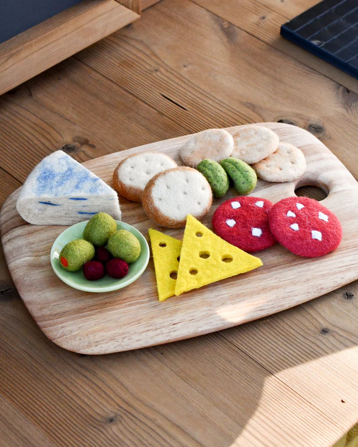 Tara Treasures - Felt Charcuterie Cheese Platter Play Food Set