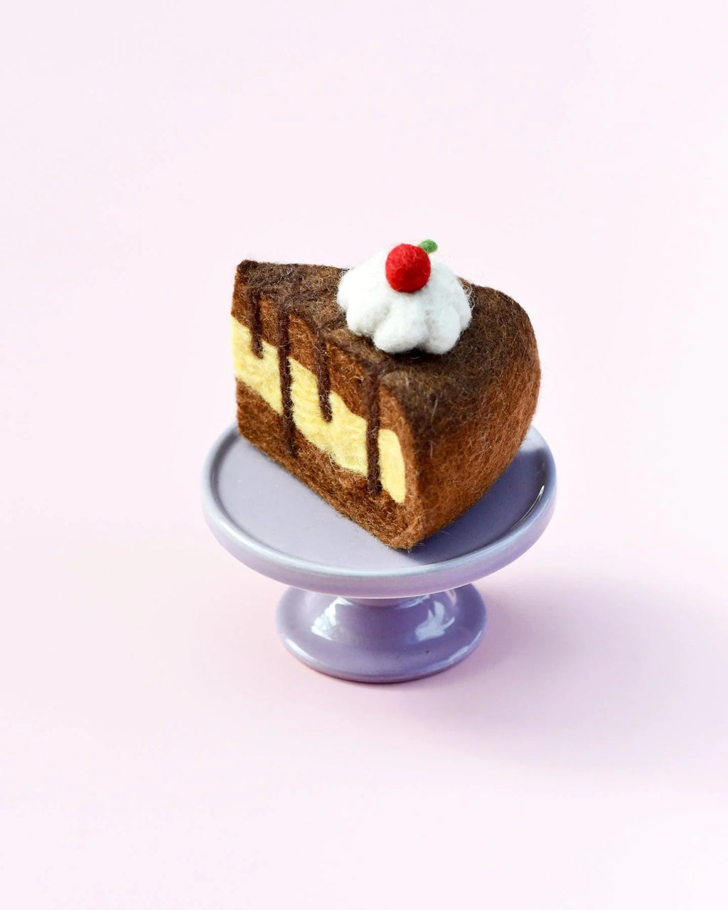 Tara Treasures - Felt Chocolate Caramel Cake Slice