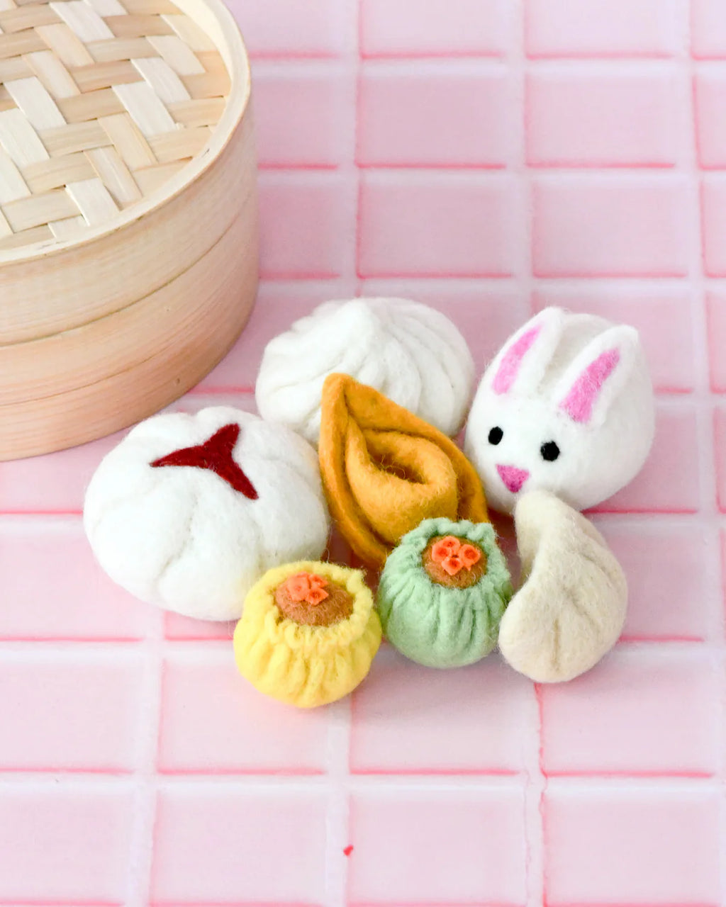 Tara Treasures - Felt Dim Sum Yum Cha Play Food Set
