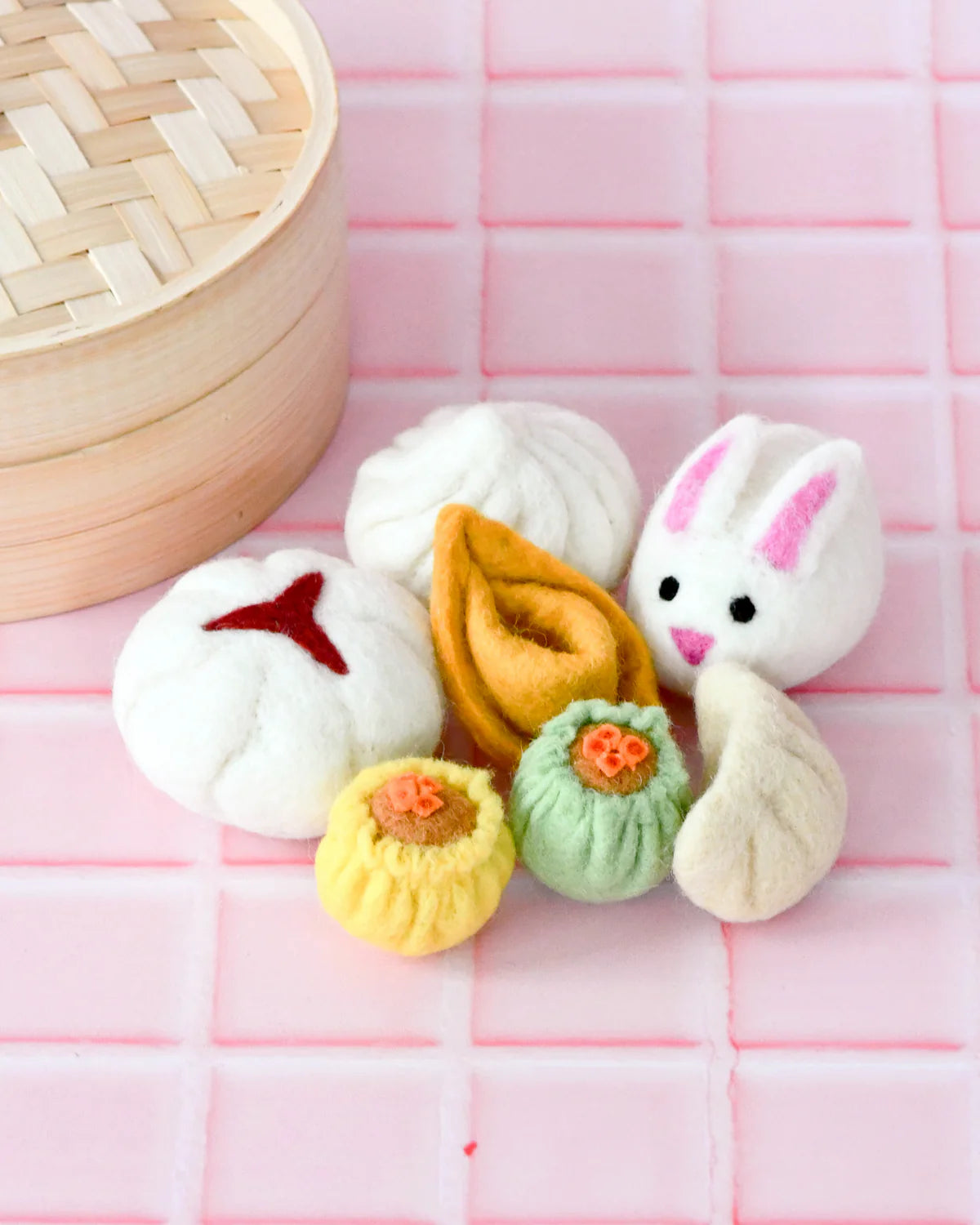 Tara Treasures - Felt Dim Sum Yum Cha Play Food Set