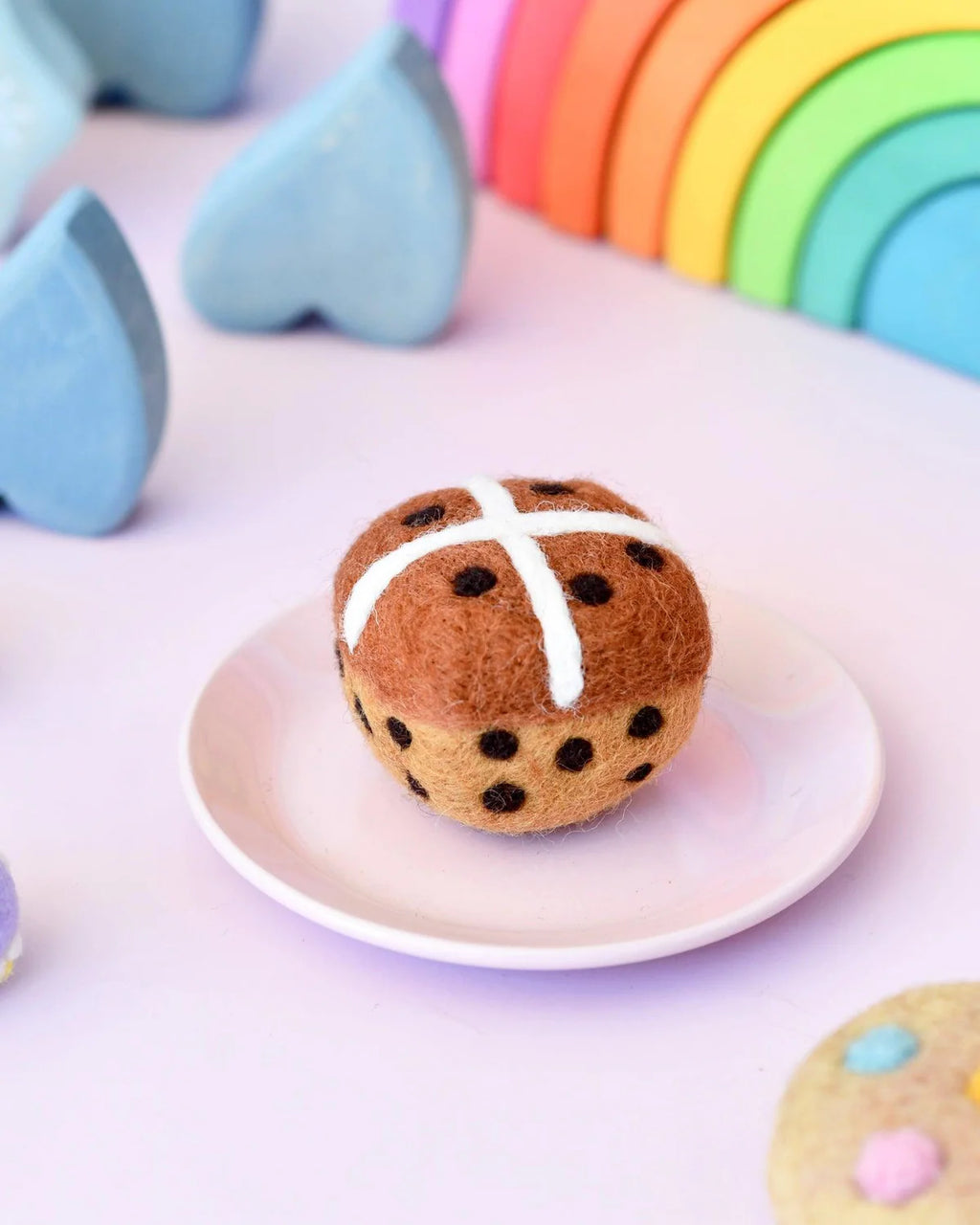 Tara Treasures - Felt Hot Cross Bun
