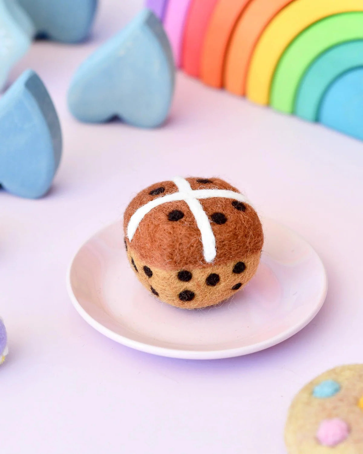 Tara Treasures - Felt Hot Cross Bun
