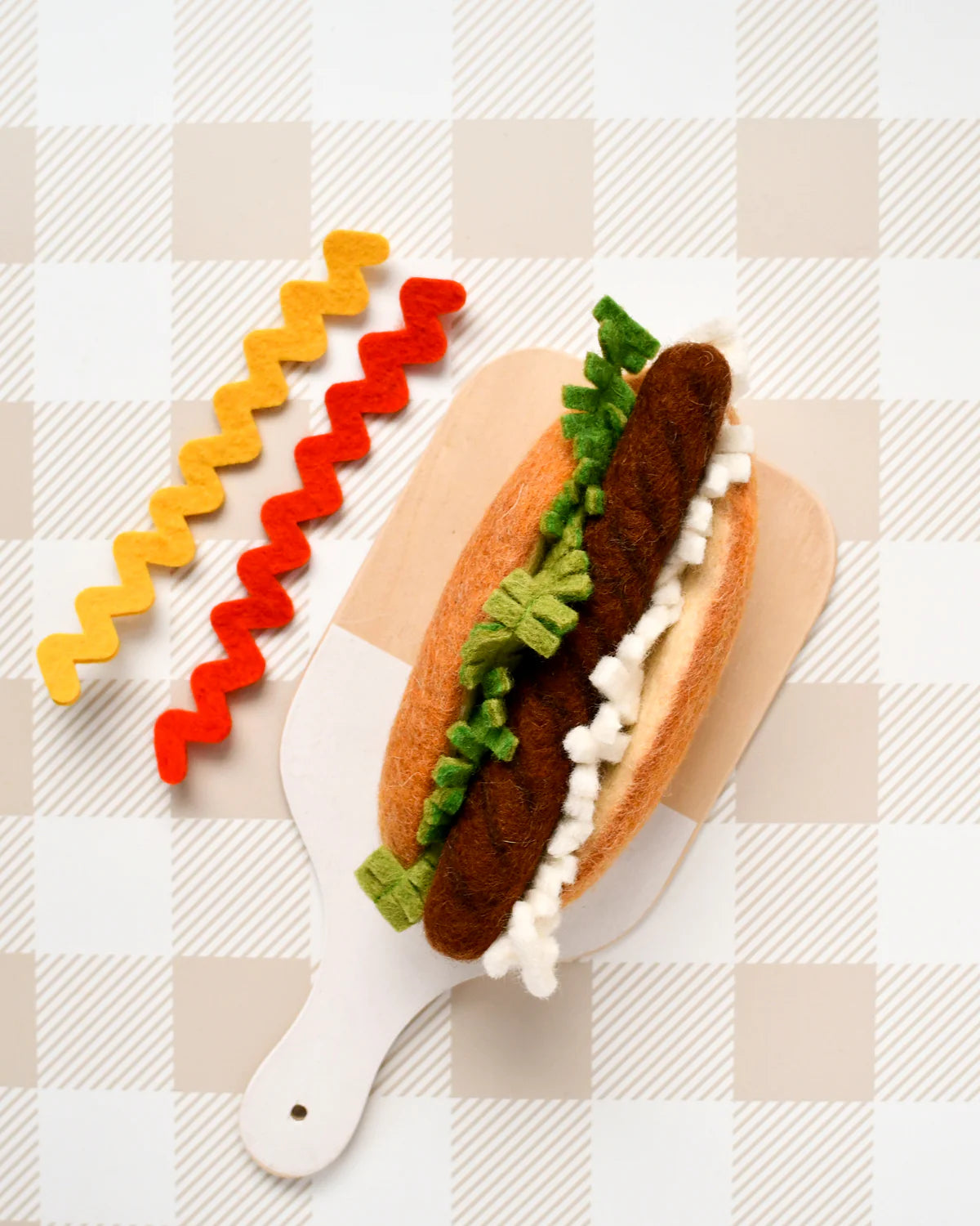 Tara Treasures - Felt Hot Dog Set