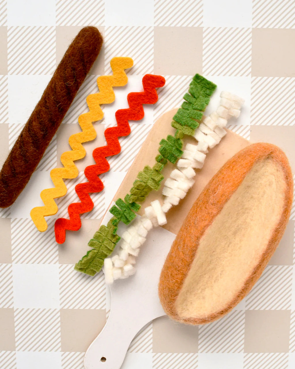 Tara Treasures - Felt Hot Dog Set