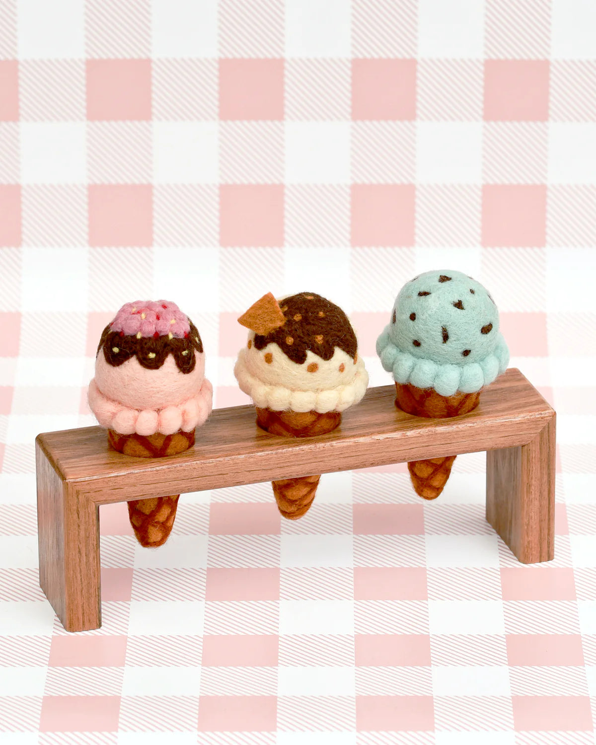 Tara Treasures - Felt Ice Cream Cone Holder - Australian Made