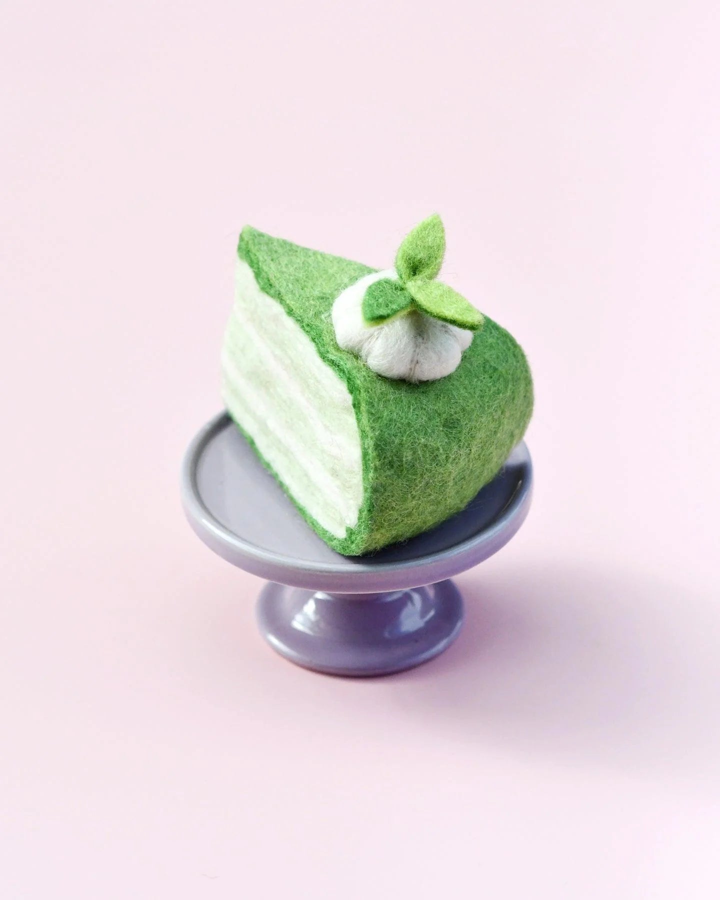 Tara Treasures - Felt Key Lime Cake Slice