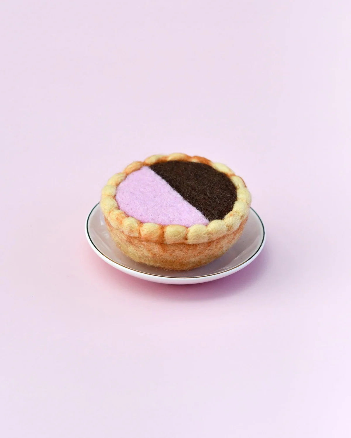 Tara Treasures - Felt Neenish Tart (Neenish Cake)