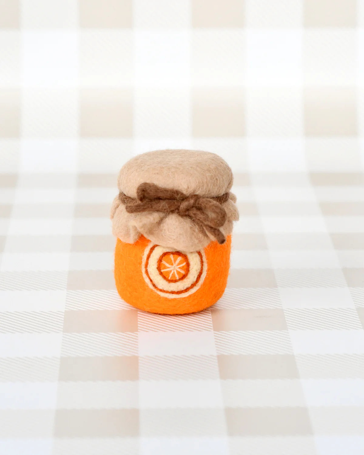 Tara Treasures - Felt Orange Marmalade Jar