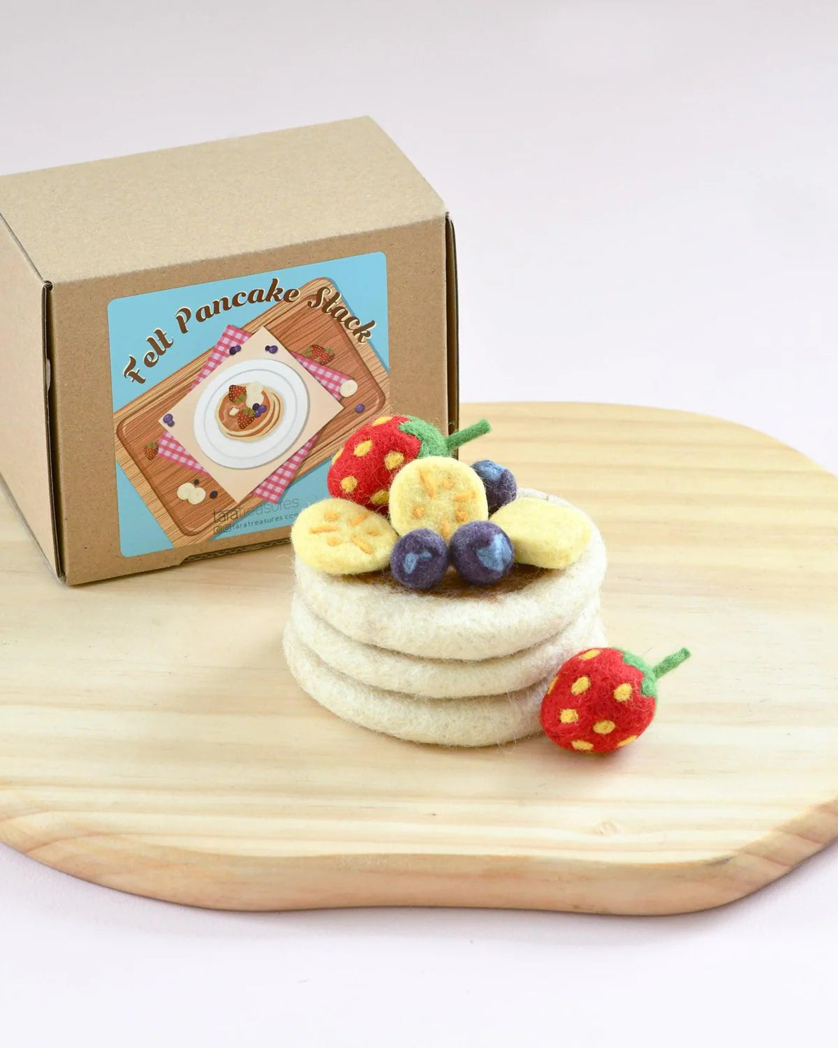 Tara Treasures - Felt Pancake Stack Play Food Set