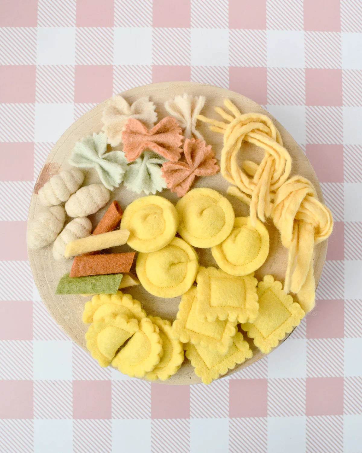 Tara Treasures - Felt Pasta Play Food Set