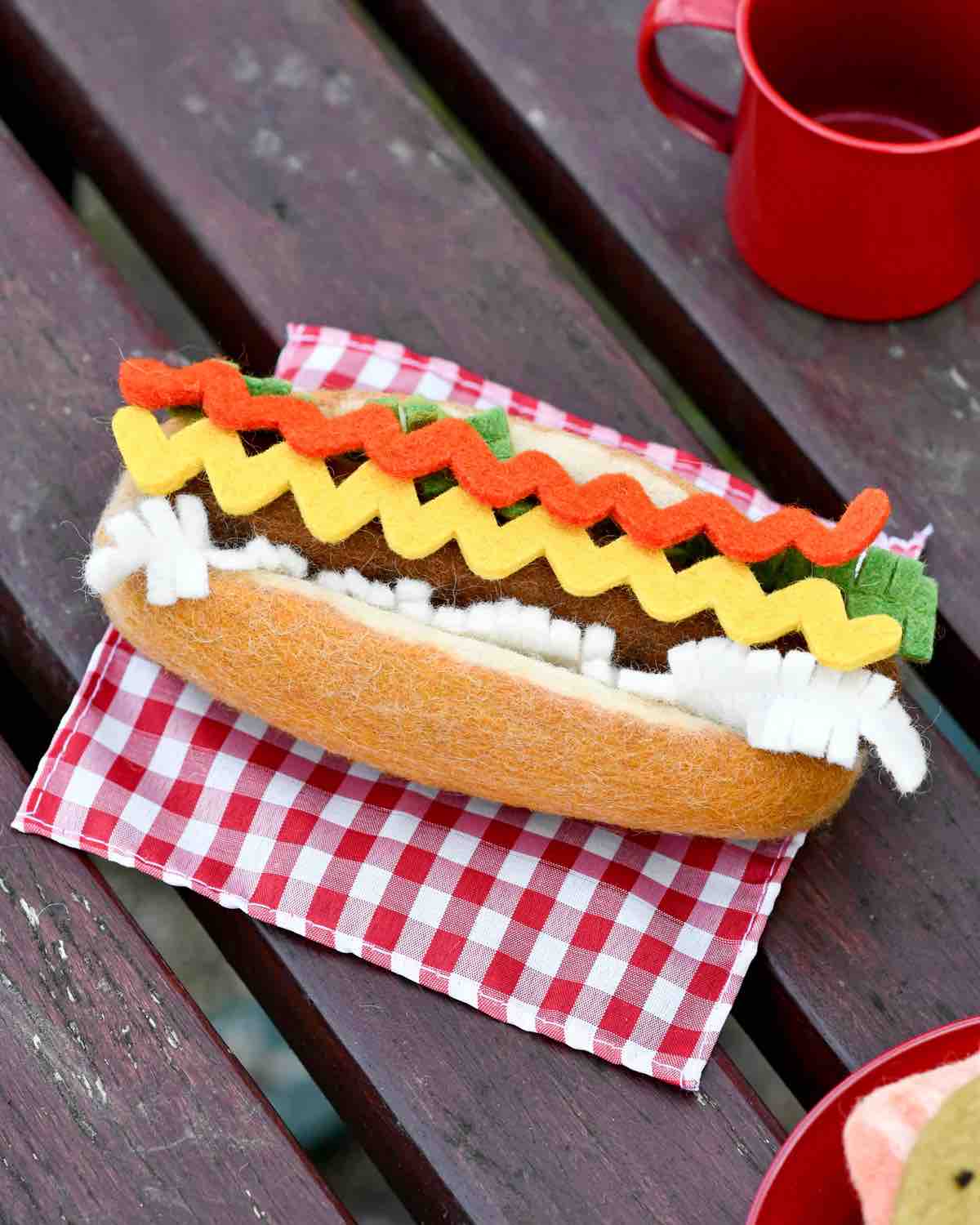 Tara Treasures - Felt Hot Dog Set