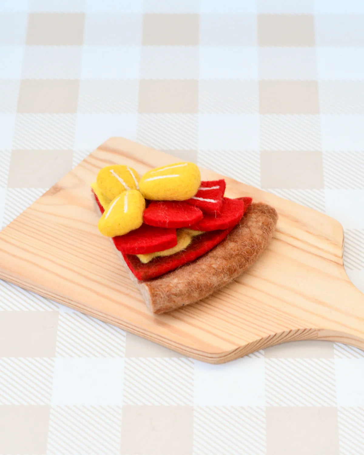 Tara Treasures - Felt Hawaiian Pizza Slice
