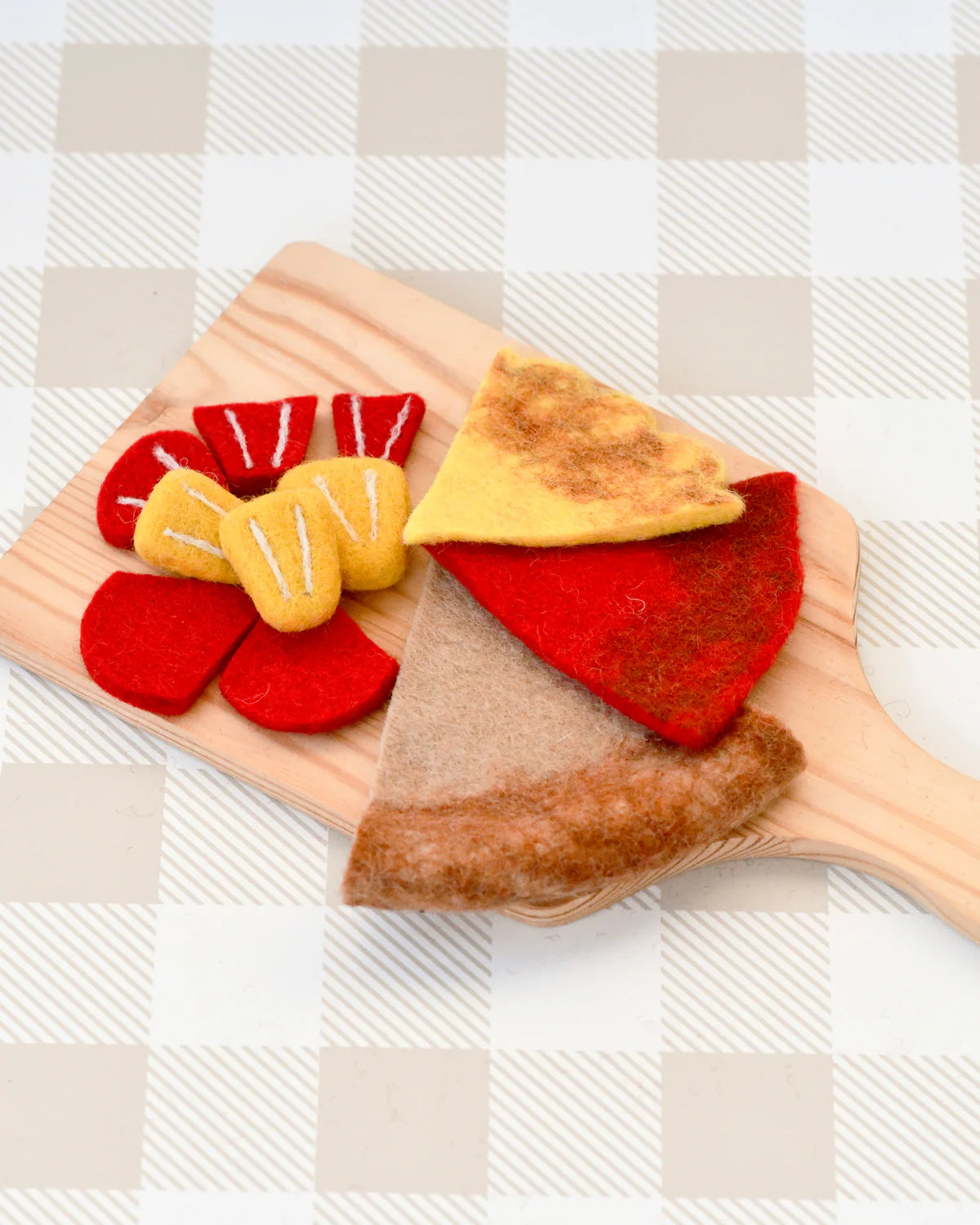 Tara Treasures - Felt Hawaiian Pizza Slice