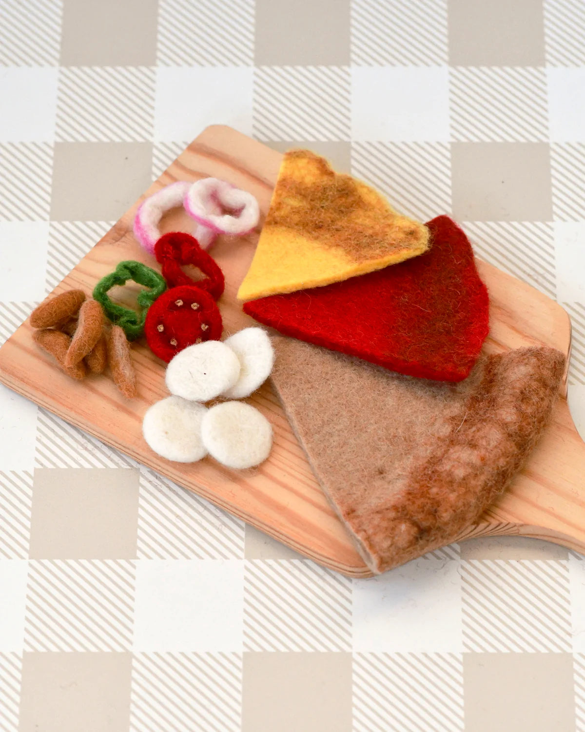 Tara Treasures - Felt BBQ Chicken Pizza Slice