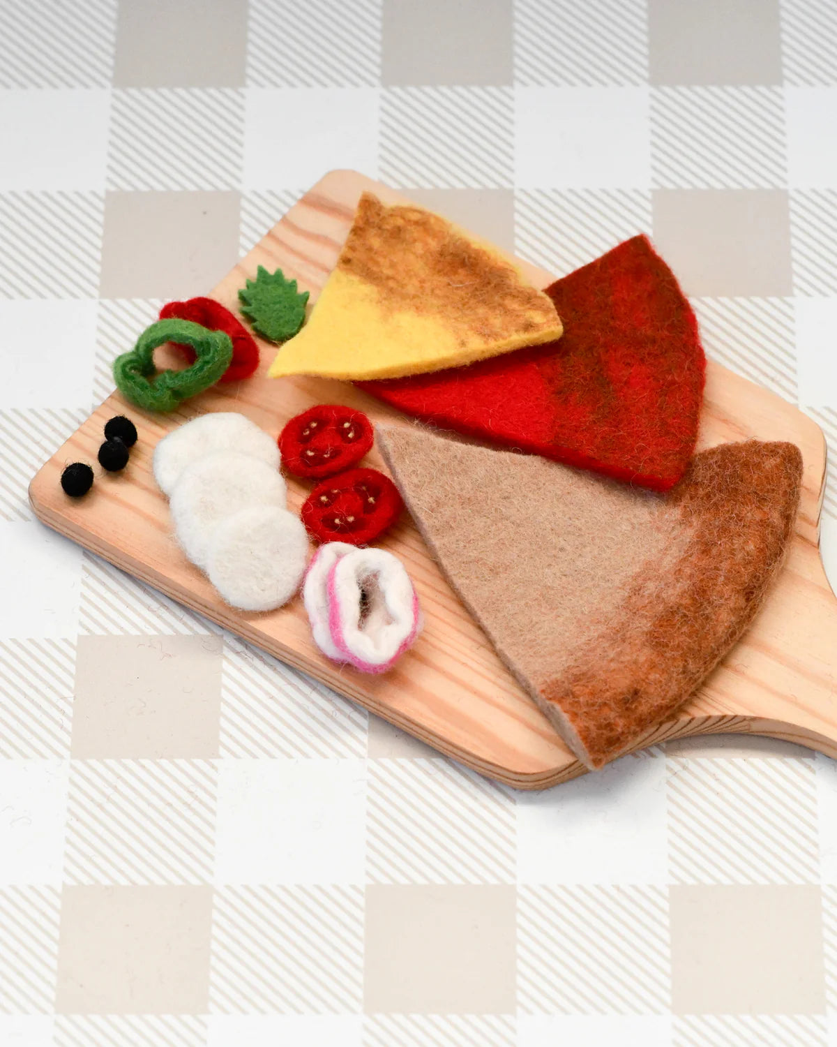 Tara Treasures - Felt Mediterranean Pizza Slice
