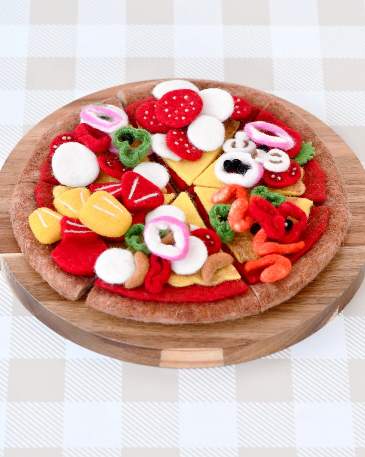 Tara Treasures - Felt Hawaiian Pizza Slice