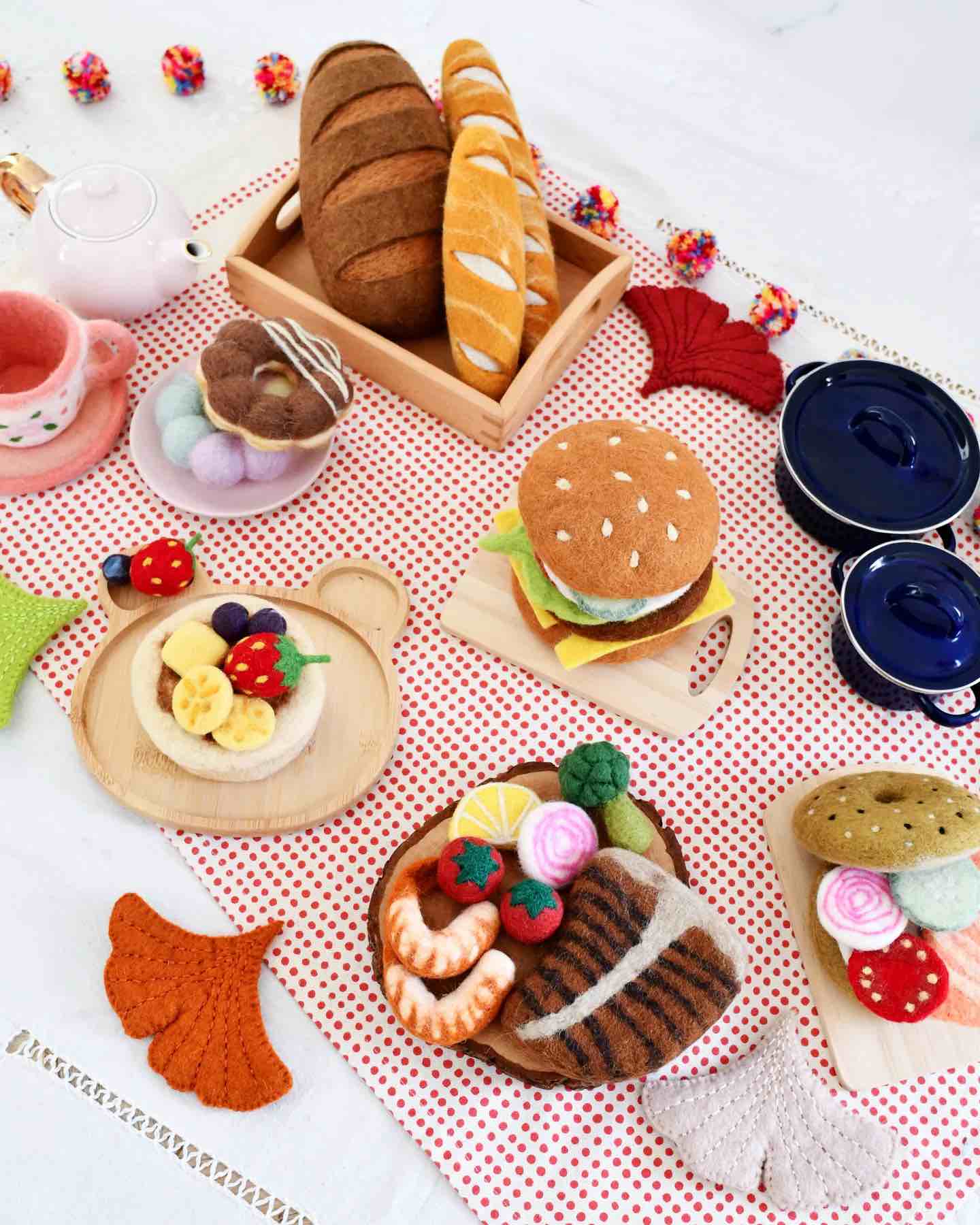 Tara Treasures - Felt Rye Bread