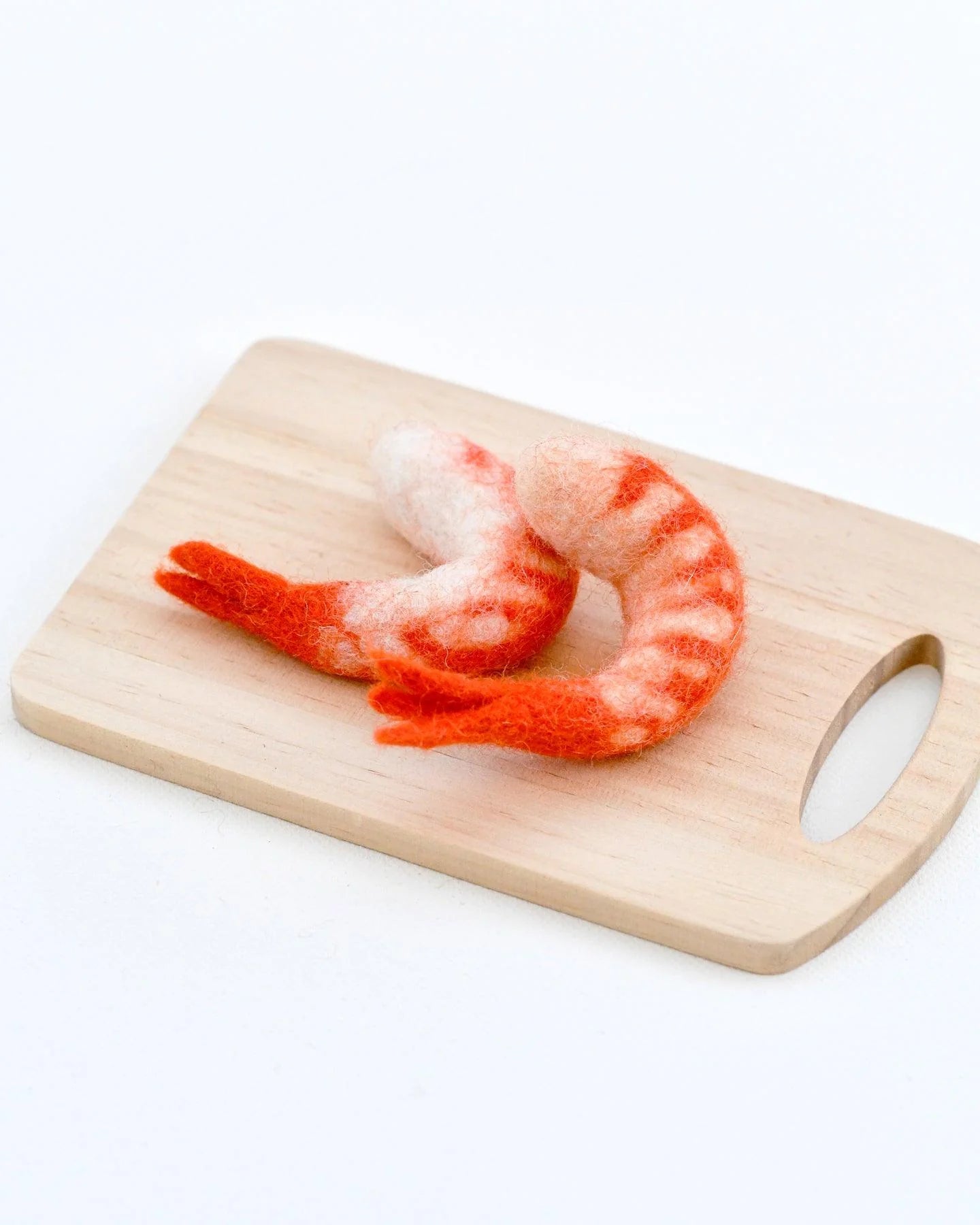 Tara Treasures - Felt Prawns or Shrimps (2 Pieces)