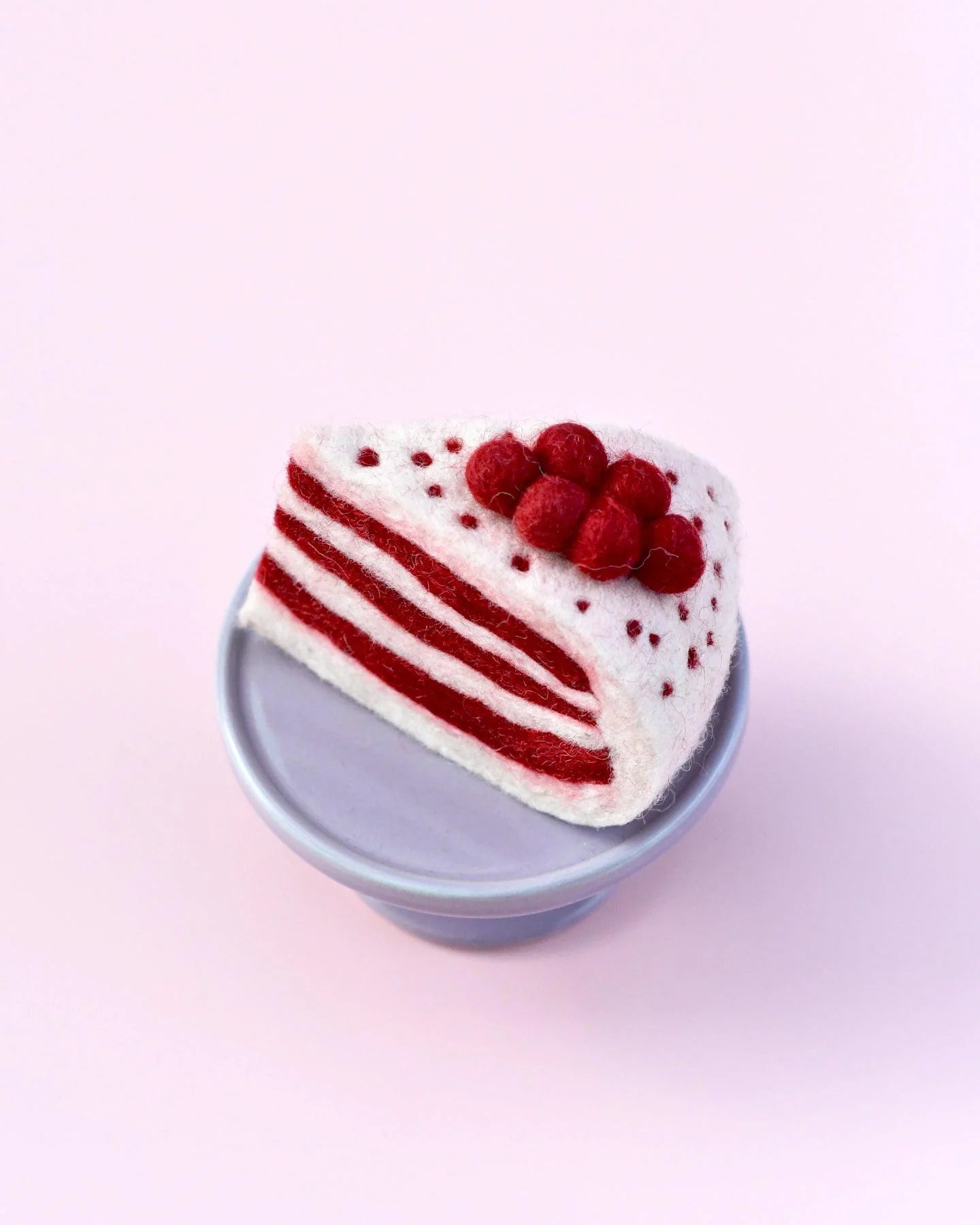 Tara Treasures - Felt Red Velvet Cake Slice
