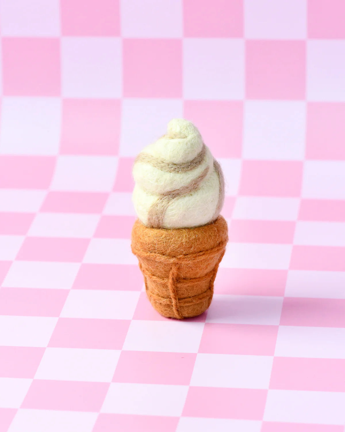 Tara Treasures - Felt Vanilla Soft Serve Ice Cream