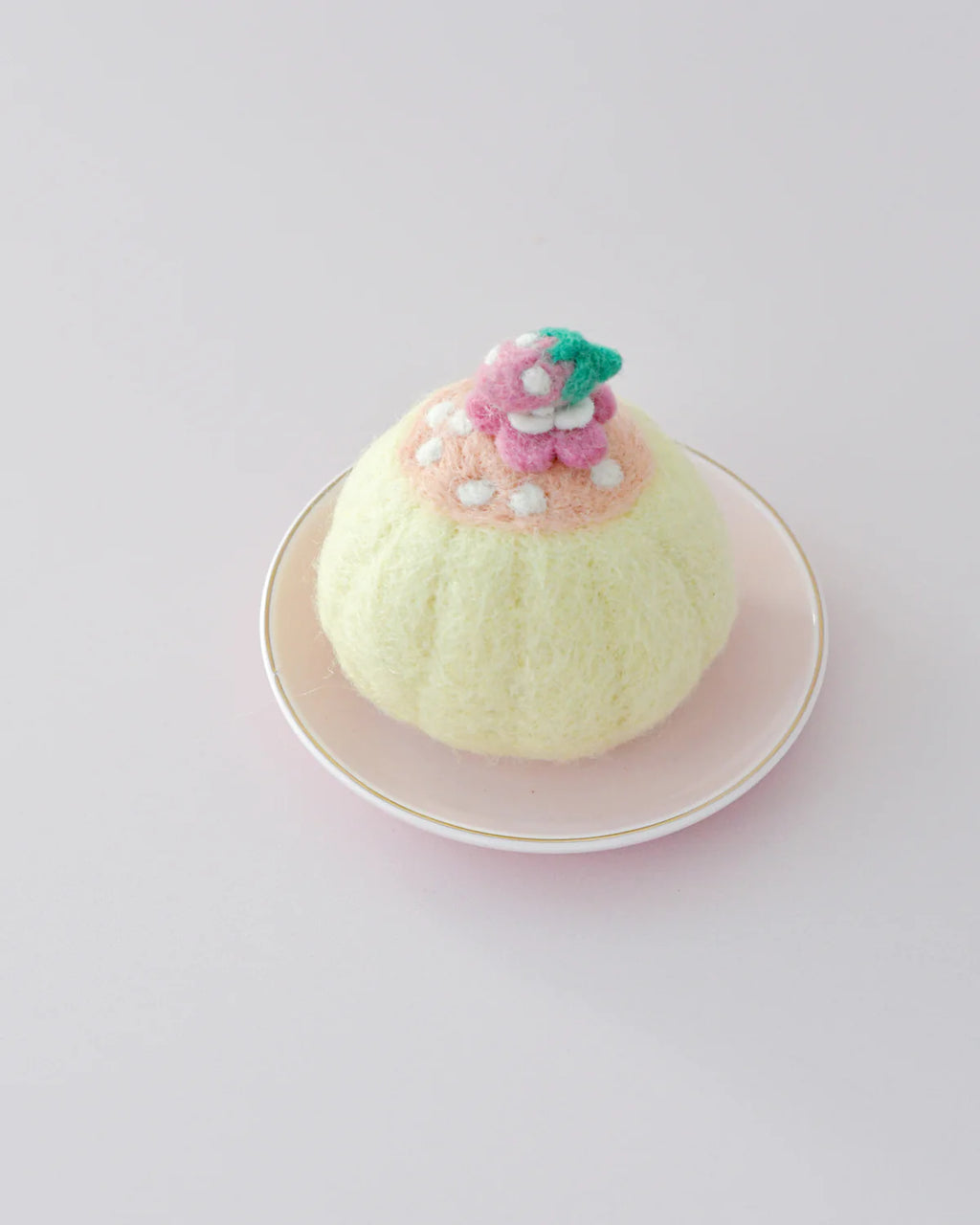 Tara Treasures - Felt Pink Strawberry Bundt Cake