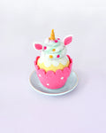 Tara Treasures - Felt Pink Unicorn Cupcake