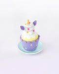 Tara Treasures - Felt Purple Unicorn Cupcake