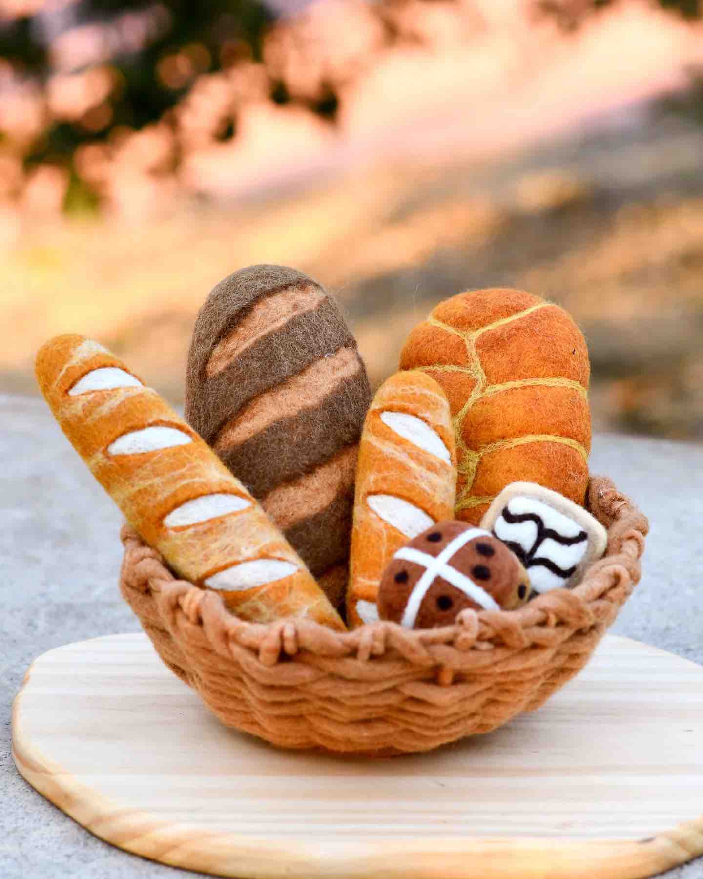Tara Treasures - Felt Braided Bread