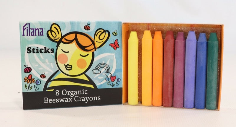 Filana Beeswax Crayons Rainbow Sticks 8