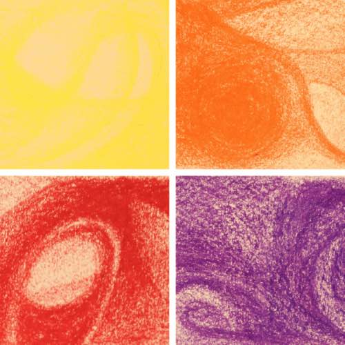 Filana Beeswax Crayons with Brown & Black Block 8