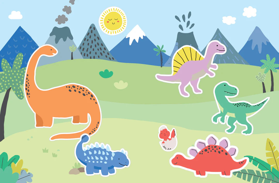 Book | Giant Stickers for Tiny Tots - Dinosaur Kingdom
