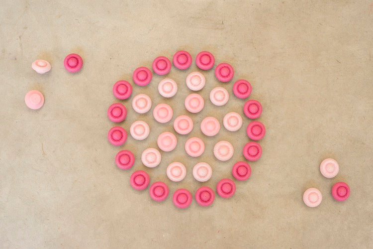Grapat Mandala Pink Flowers