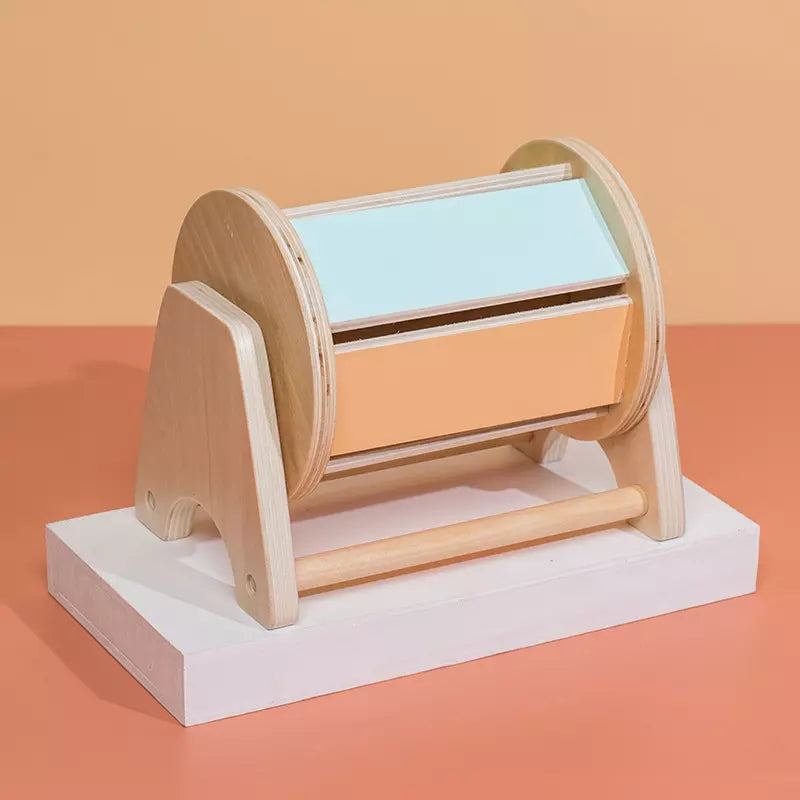 montessori spinning drum baby toys