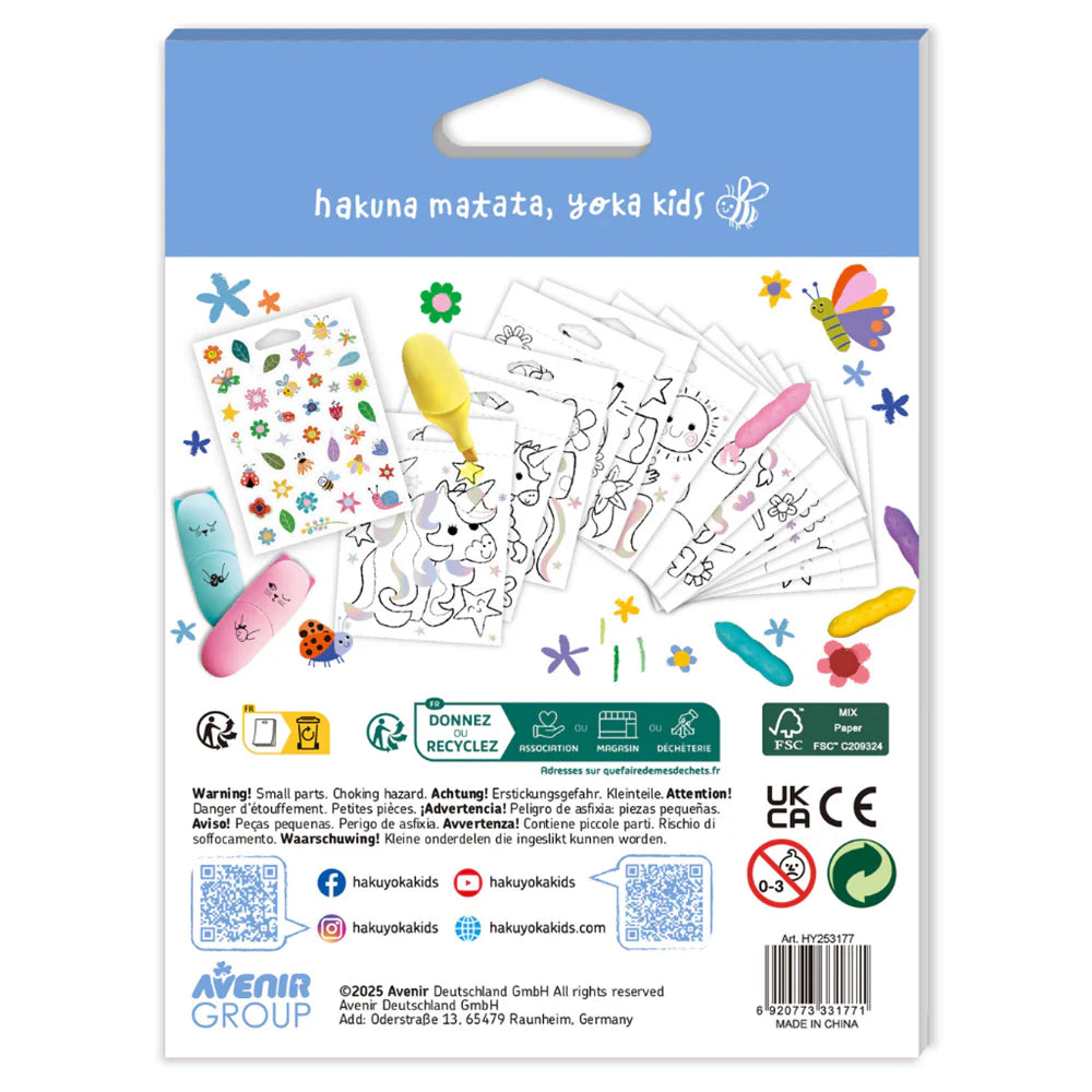 Haku Yoka - Mini Colouring Book - Unicorn