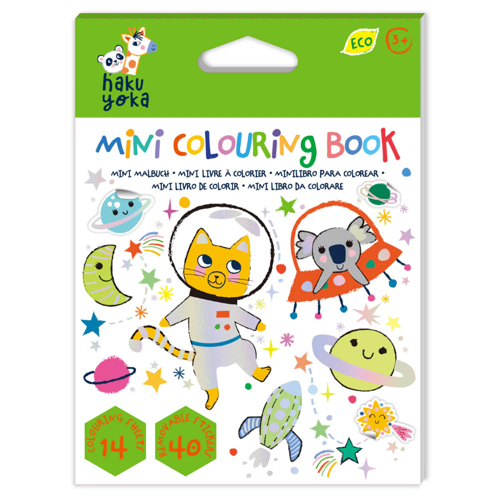 Haku Yoka - Mini Colouring Book - Space