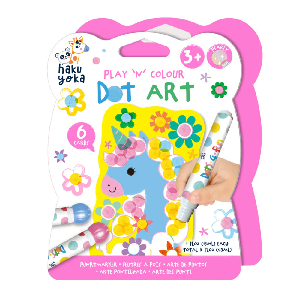 Haku Yoka - Play N Colour - Unicorn Dot Art