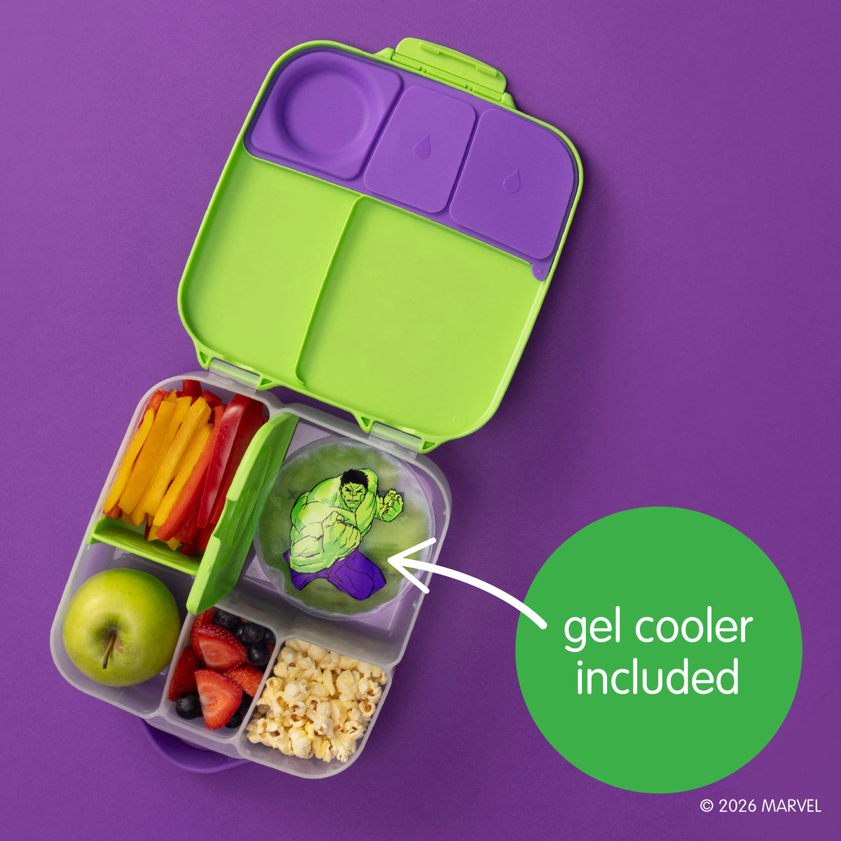 b.box Bento Lunchbox - Marvel Hulk