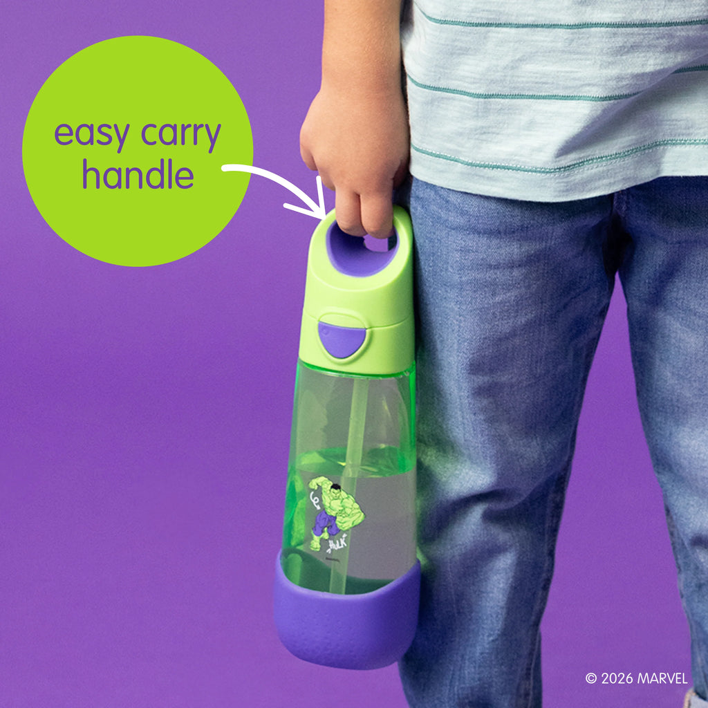 600mL Tritan Drink Bottle - Marvel Hulk