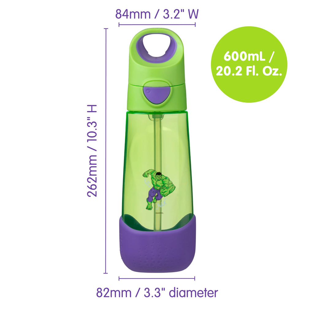 600mL Tritan Drink Bottle - Marvel Hulk