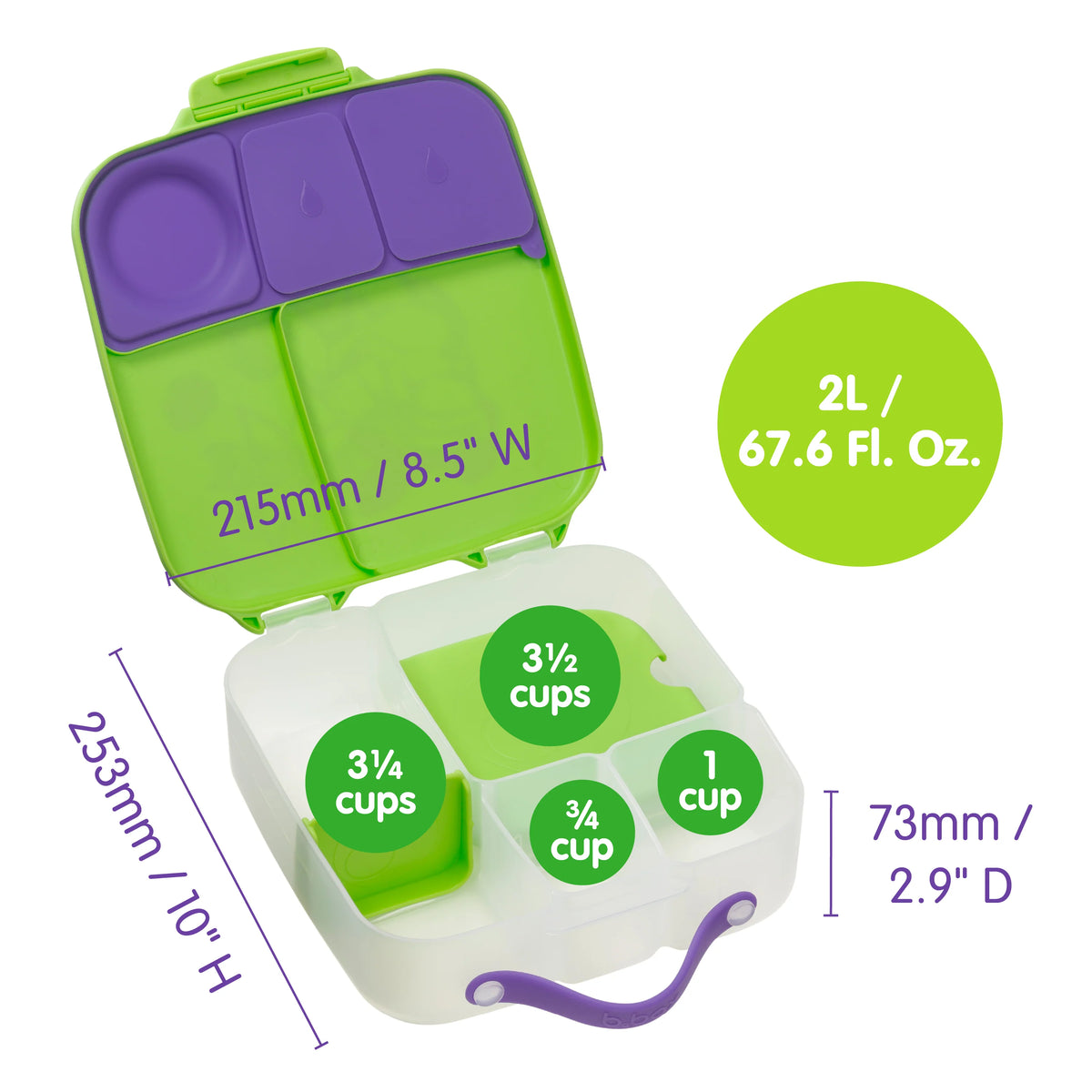 b.box Bento Lunchbox - Marvel Hulk