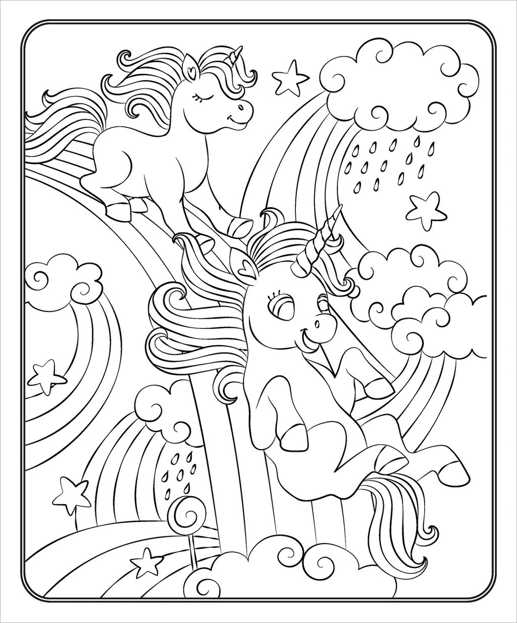Book | Markerific - Activity Folder - Unicorn