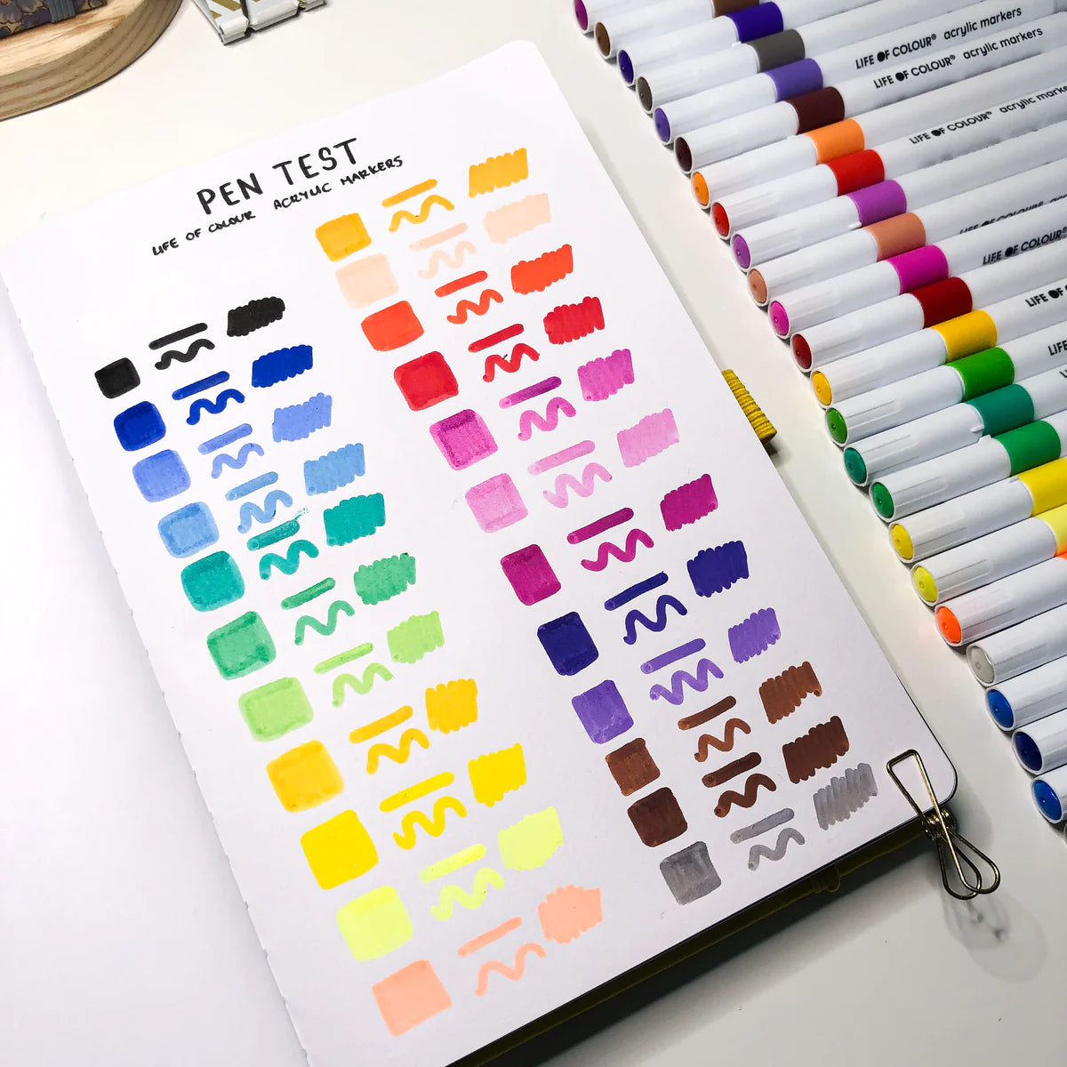 Life of Colour - Acrylic Markers - Set of 24