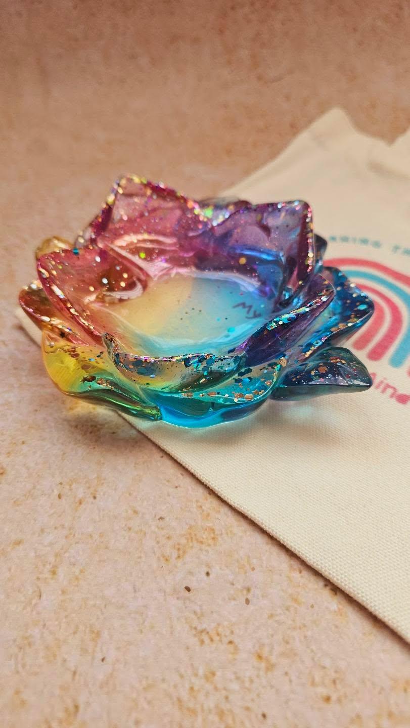 My Sensory Mind - Resin Lotus Flower Sensory Potion Play Bowl